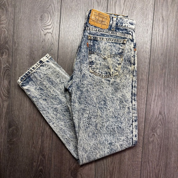Levi's Other - Vintage Levis 550 Acid Wash Jeans Mens 30x32 Orange Tab High Rise Tapered USA